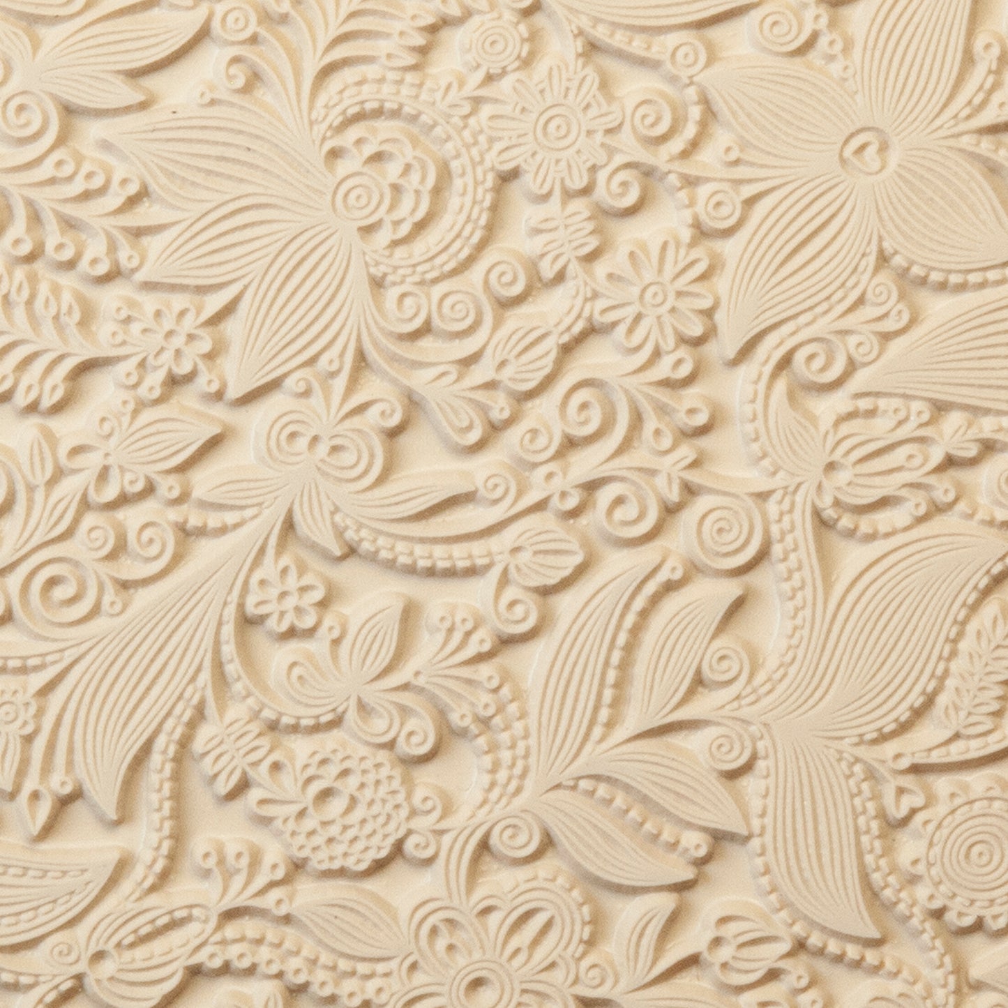 beige Rollable Texture Tile - Flower Quilt