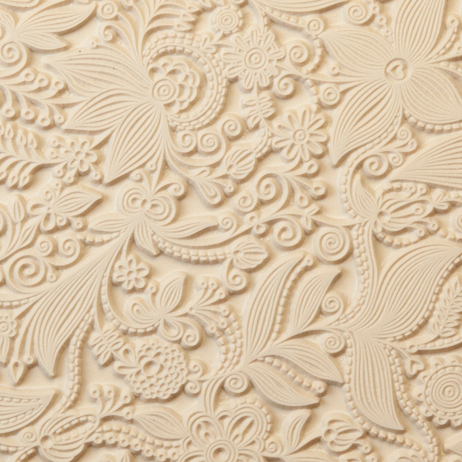 beige Rollable Texture Tile - Flower Quilt