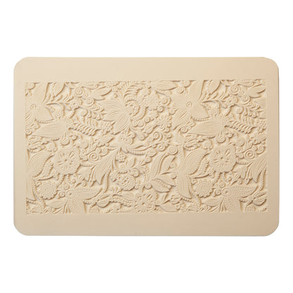 beige Rollable Texture Tile - Flower Quilt