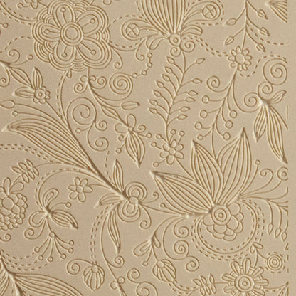 beige Rollable Texture Tile - Flower Quilt Fineline