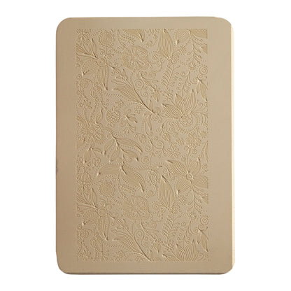 beige Rollable Texture Tile - Flower Quilt Fineline