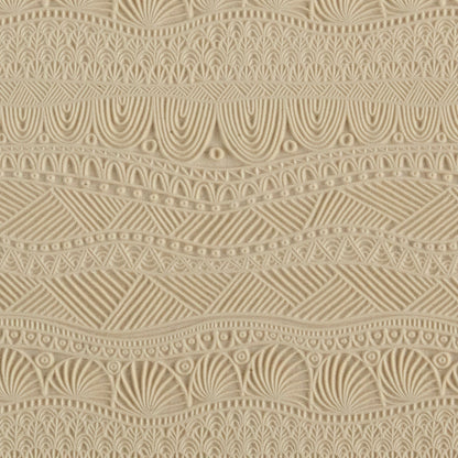 beige Rollable Texture Tile - Borders & Silhouettes