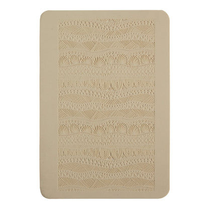 beige Rollable Texture Tile - Borders & Silhouettes