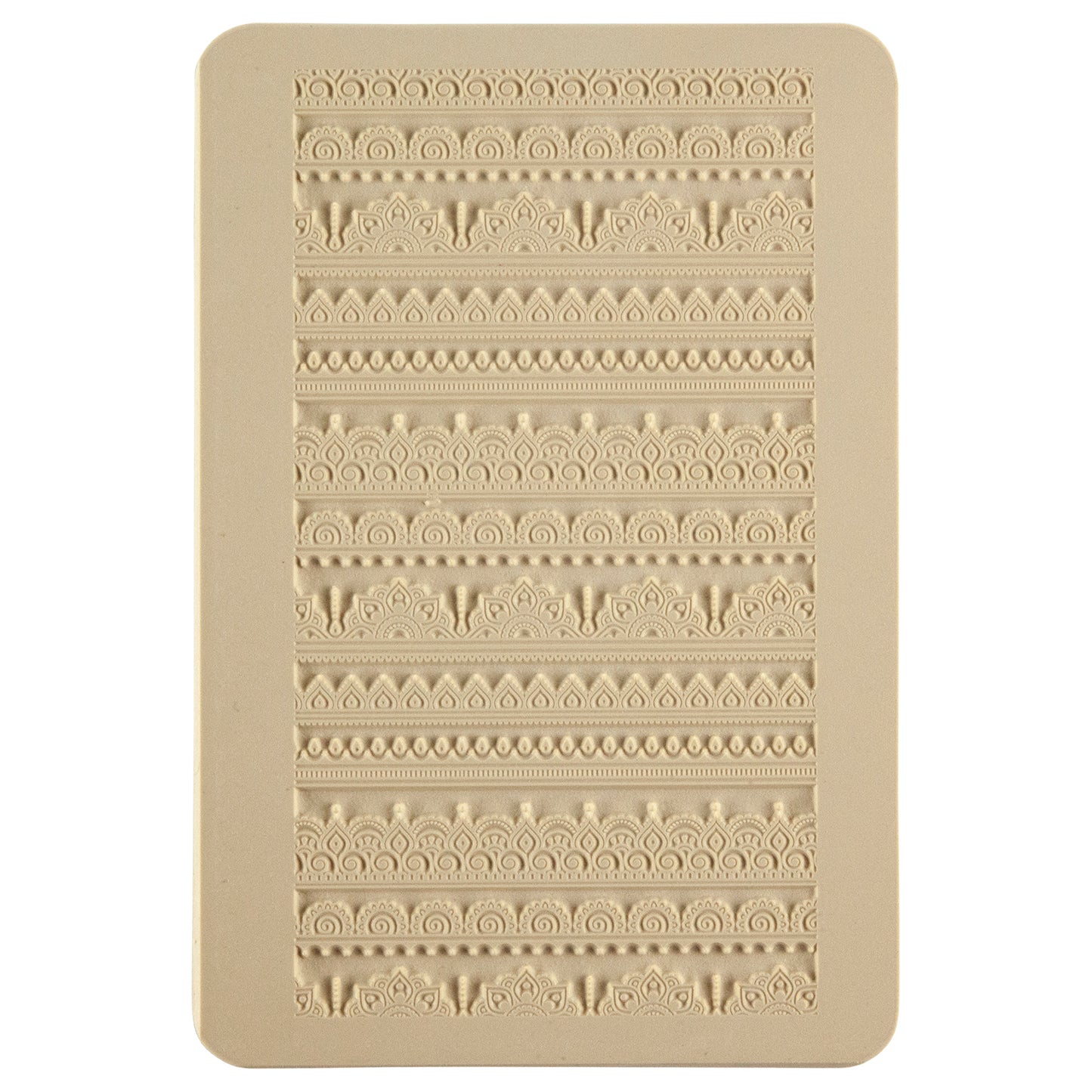beige Rollable Texture Tile - Mehndi Borders