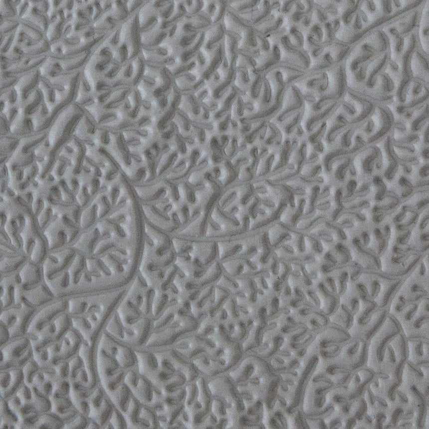 Rollable Texture Tile - Branching Out sample in gray clay