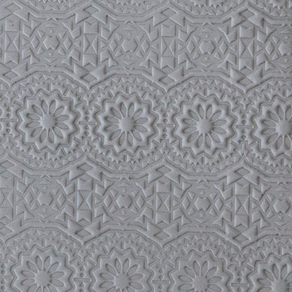 Rollable Texture Tile - Celestial sample in gray clay