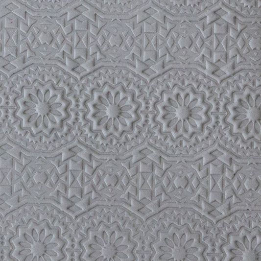 Rollable Texture Tile - Celestial sample in gray clay