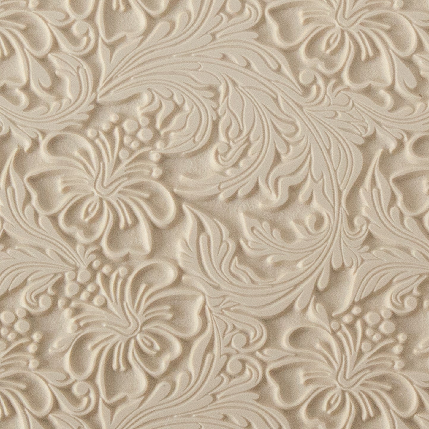 beige Rollable Texture Tile - Hibiscus