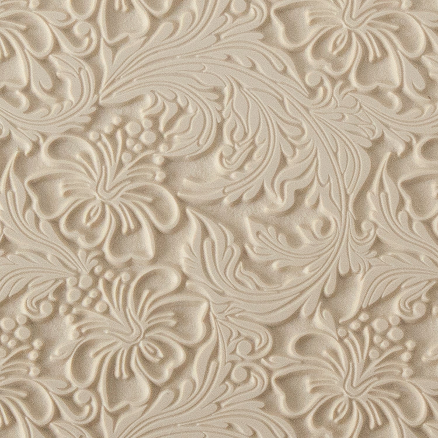 beige Rollable Texture Tile - Hibiscus