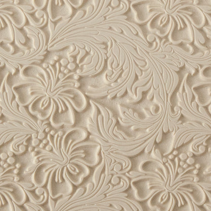 beige Rollable Texture Tile - Hibiscus