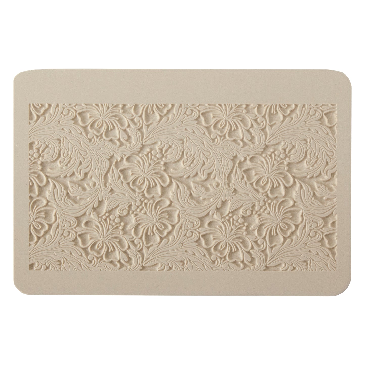 beige Rollable Texture Tile - Hibiscus
