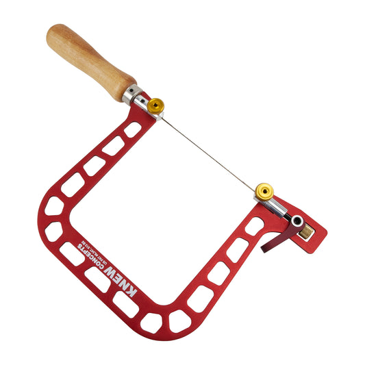 red Knew Concept Hand Saw with Cam-Lever Tension - 5" with wodoen handle