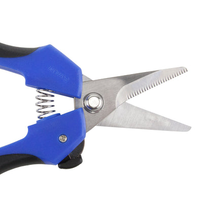 Stainless Steel Shears with blue black grips