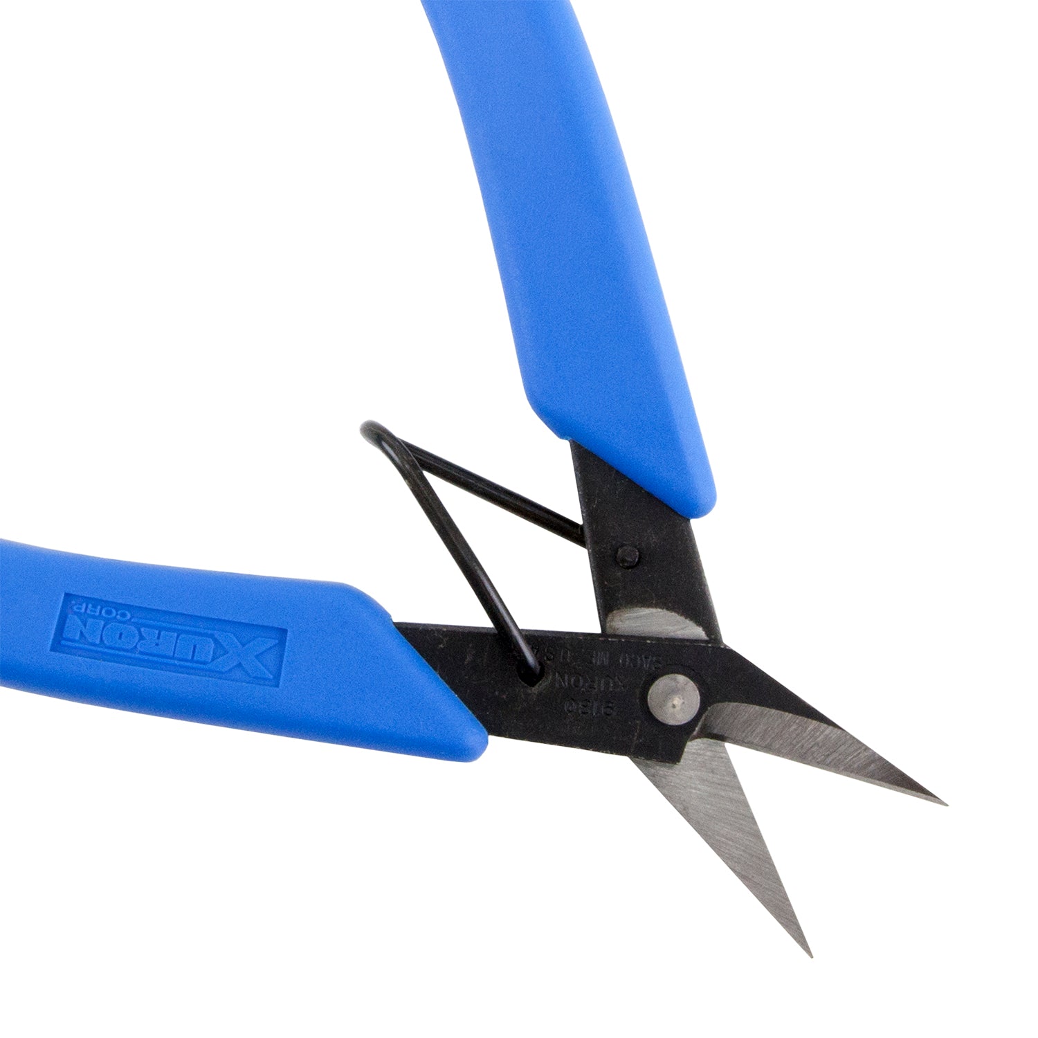Xuron Shear - Non-Serrated with blue handles