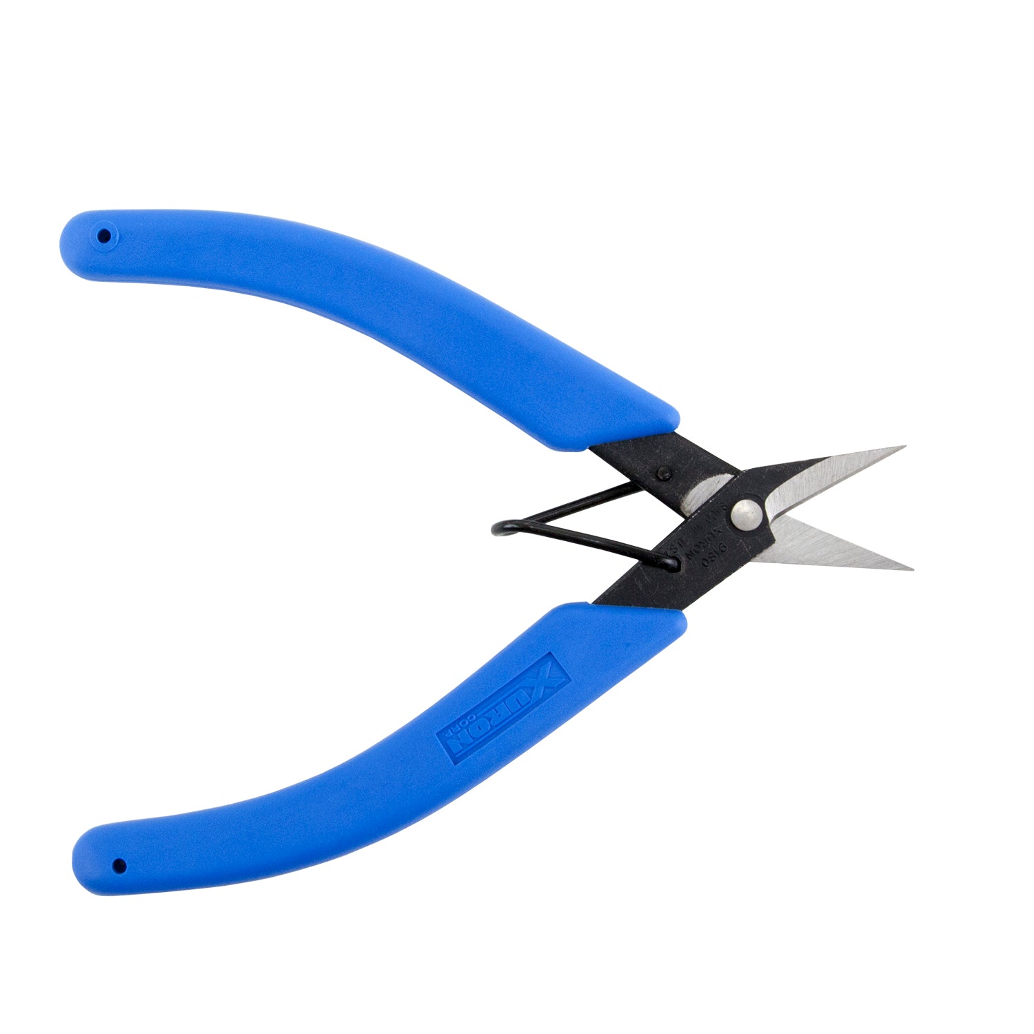 Xuron Shear - Non-Serrated with blue handles