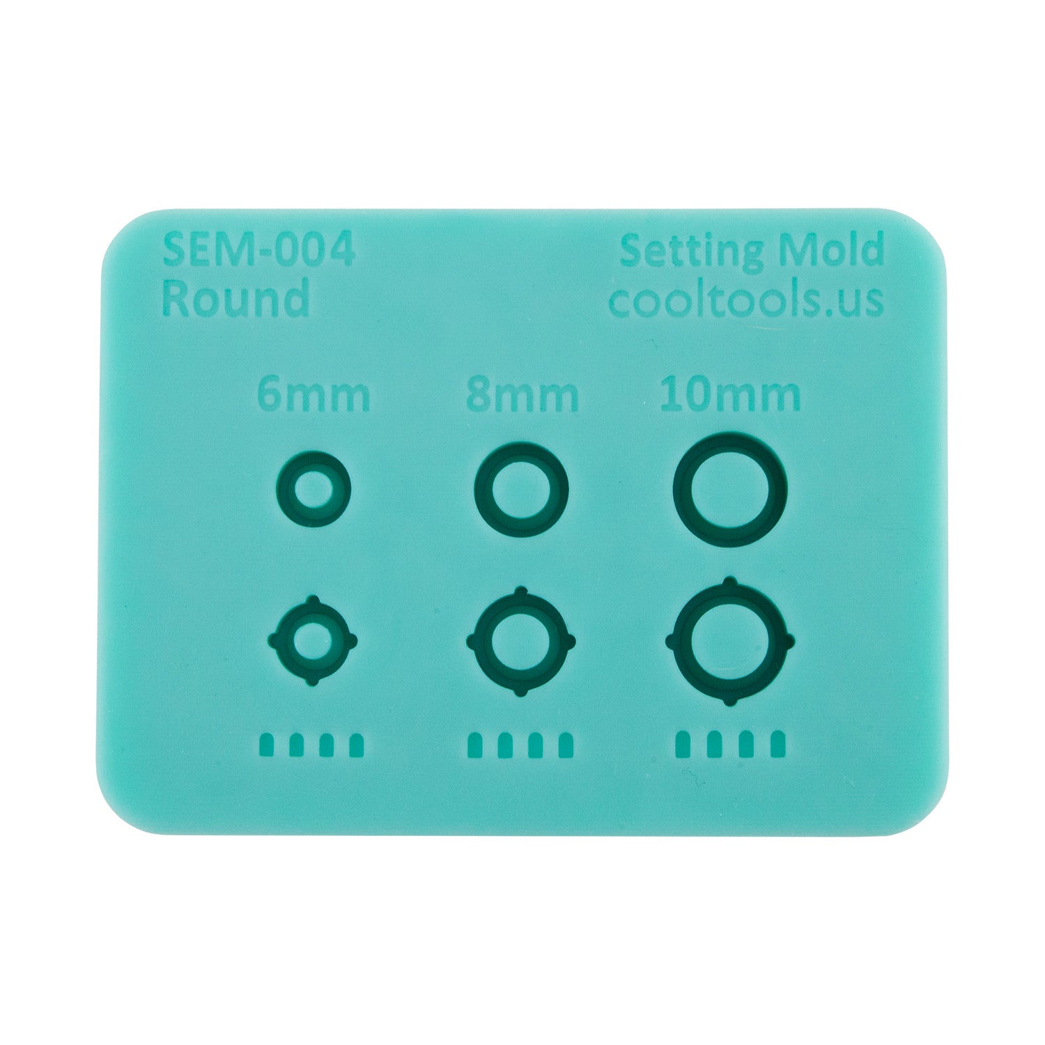 mint green Setting Mold - Large Round