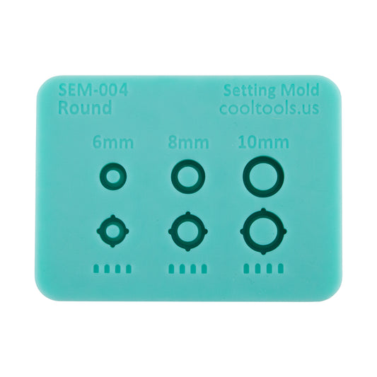 mint green Setting Mold - Large Round