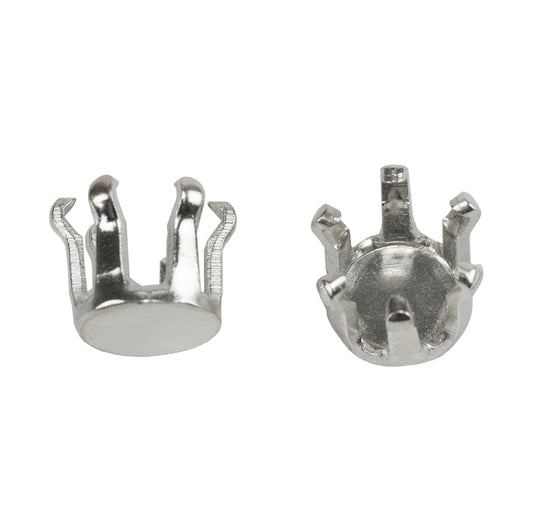 Sterling Silver Snap-Set Prong Setting - Round