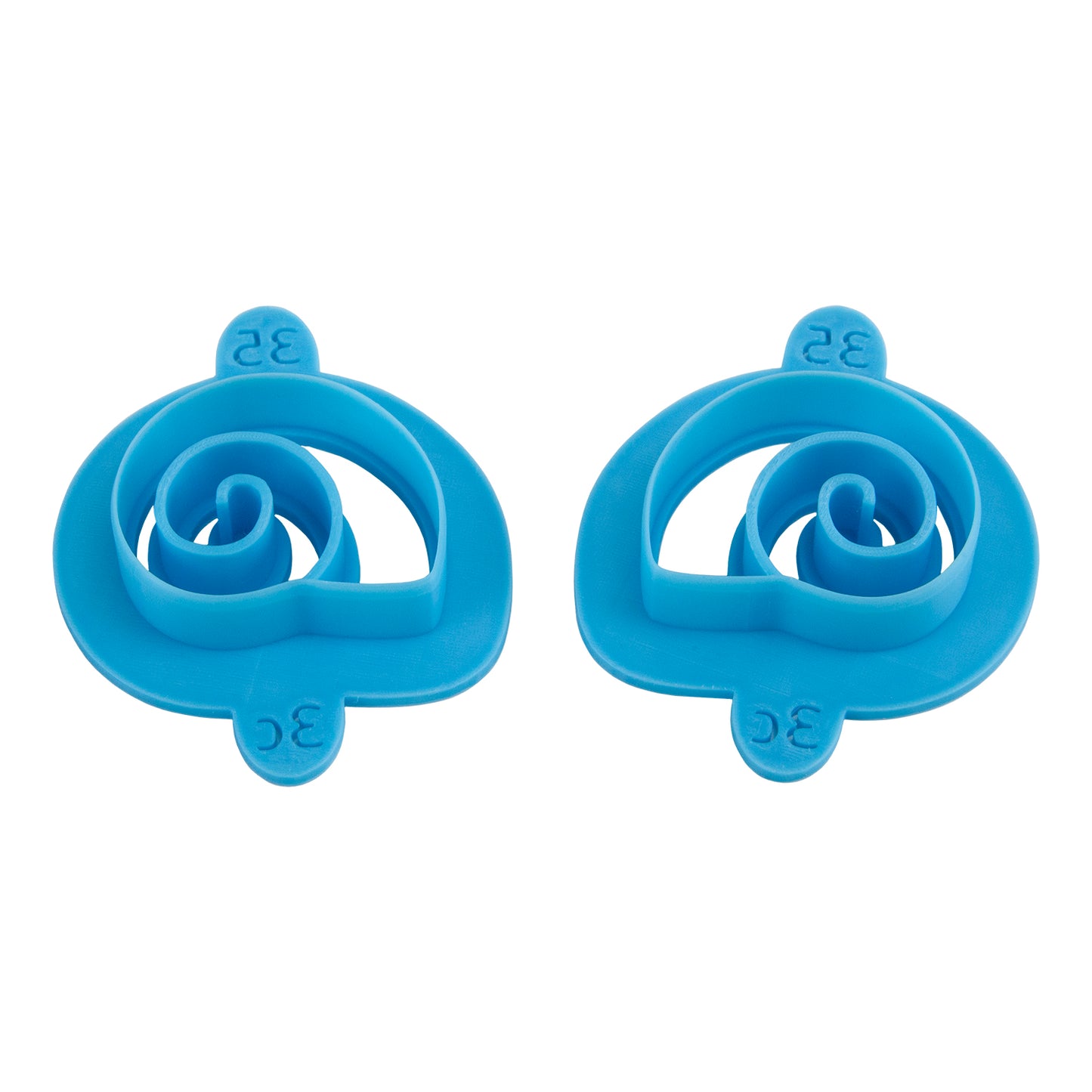 blue plastic Sully's Clay - Shell - Mirrored 