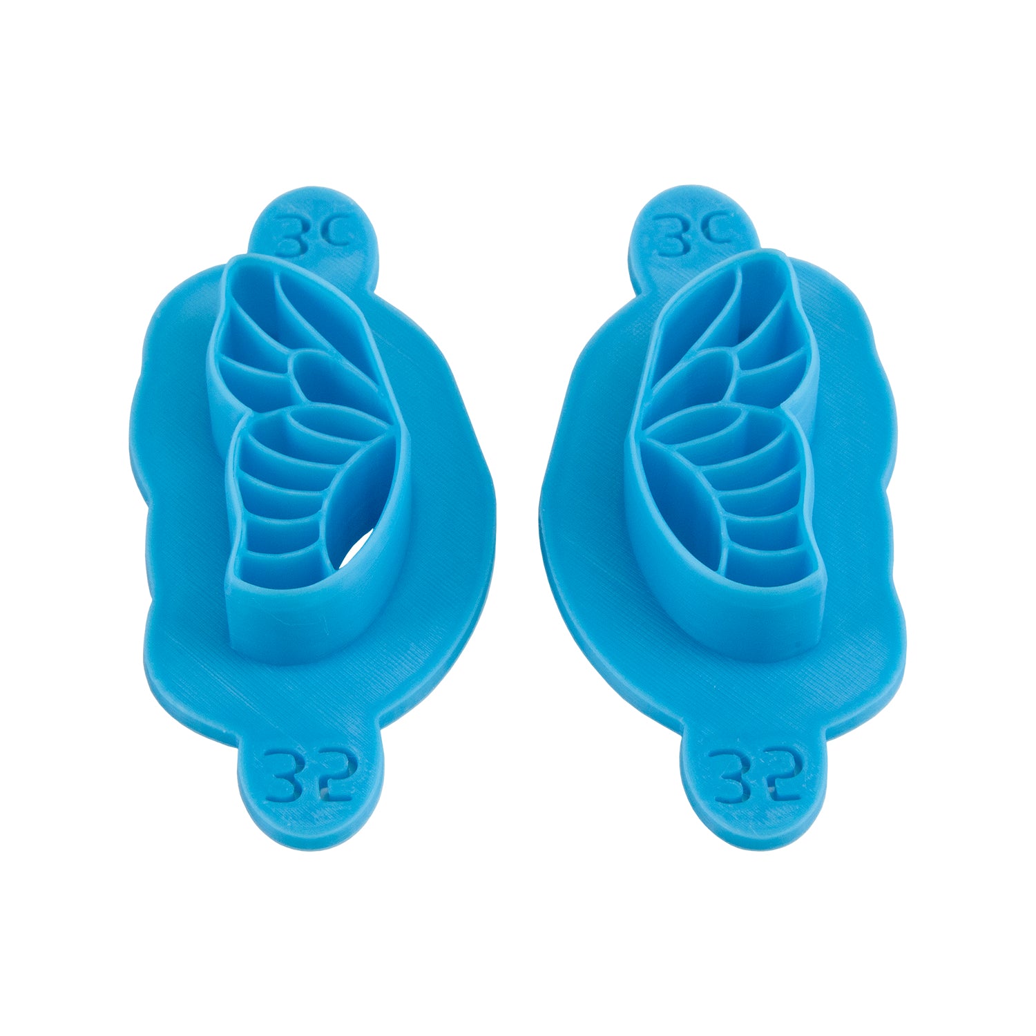 blue plastic Sully's Clay - Wings - Mirrored