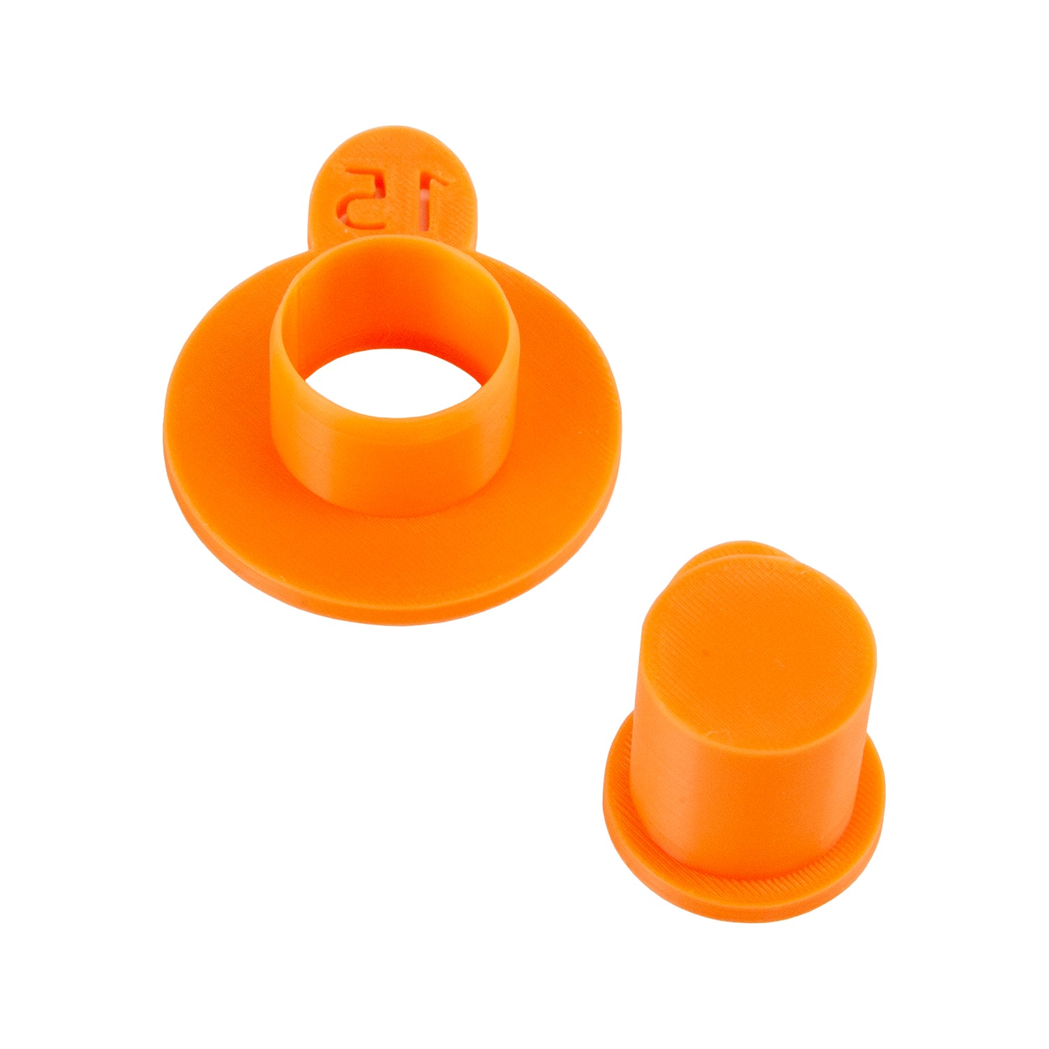 orange plastic Sully's Clay - Circle