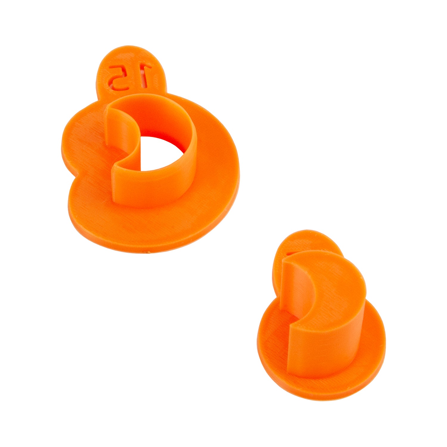 orange plastic Sully's Clay - Moon