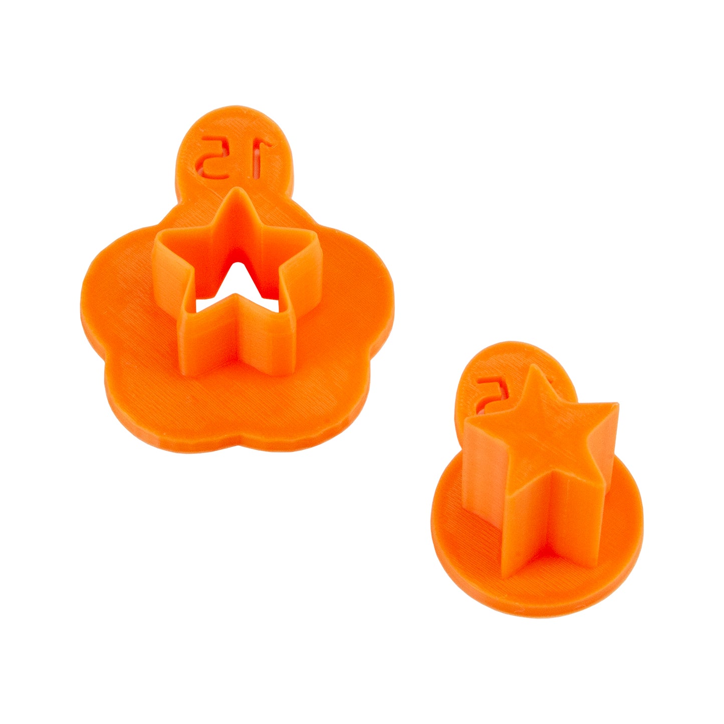 orange plastic Sully's Clay - Star