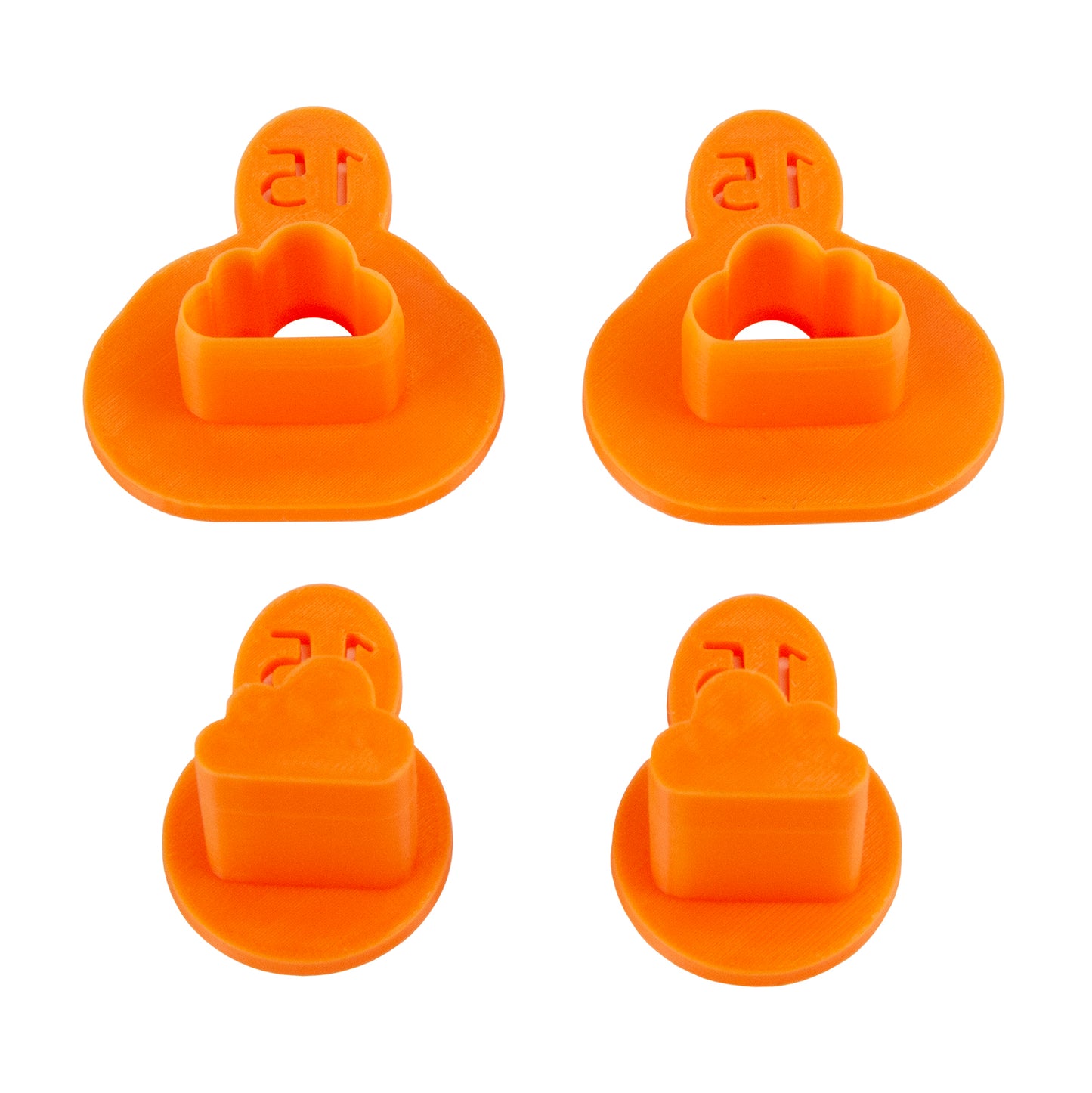 orange plastic Sully's Clay - Cloud - Mirrored