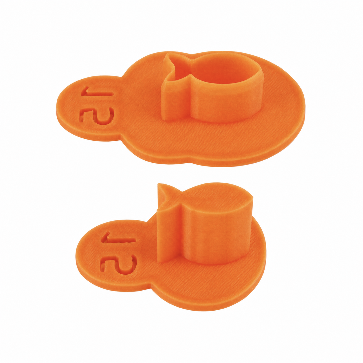 orange plastic  Sully's Clay - Fish