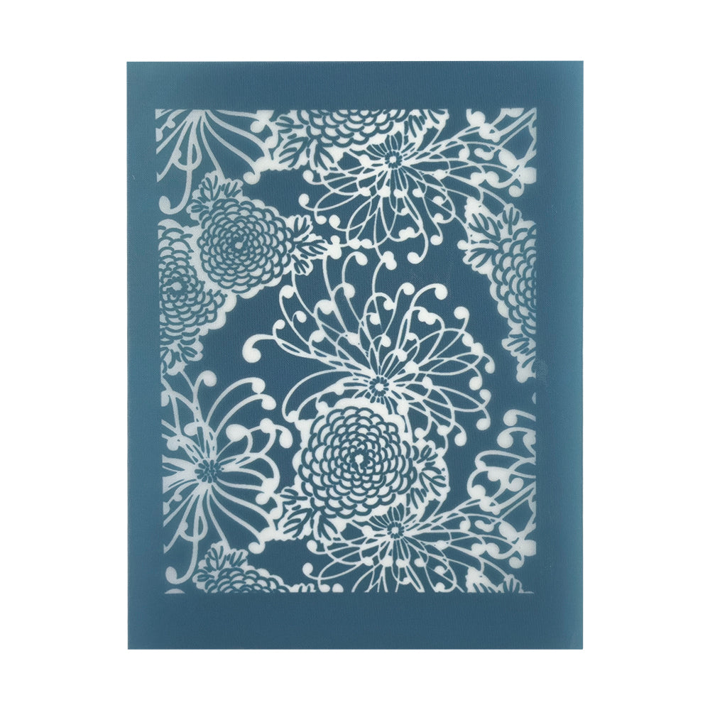 EZ Print Silk Screen - Chrysanthemum Pattern