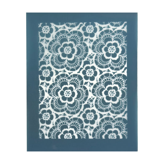 EZ Print Silk Screen - Floral Lace Pattern