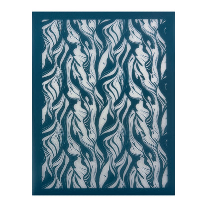 blue EZ Print Silk Screen - Abstract Water