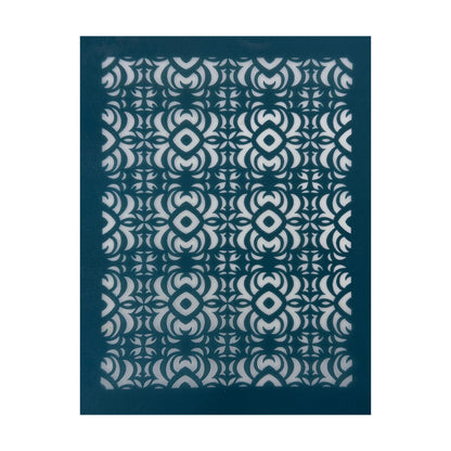 blue EZ Print Silk Screen - Kaleidoscope Pattern