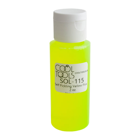 bottle of Self Pickling Yellow Flux - 2 oz
