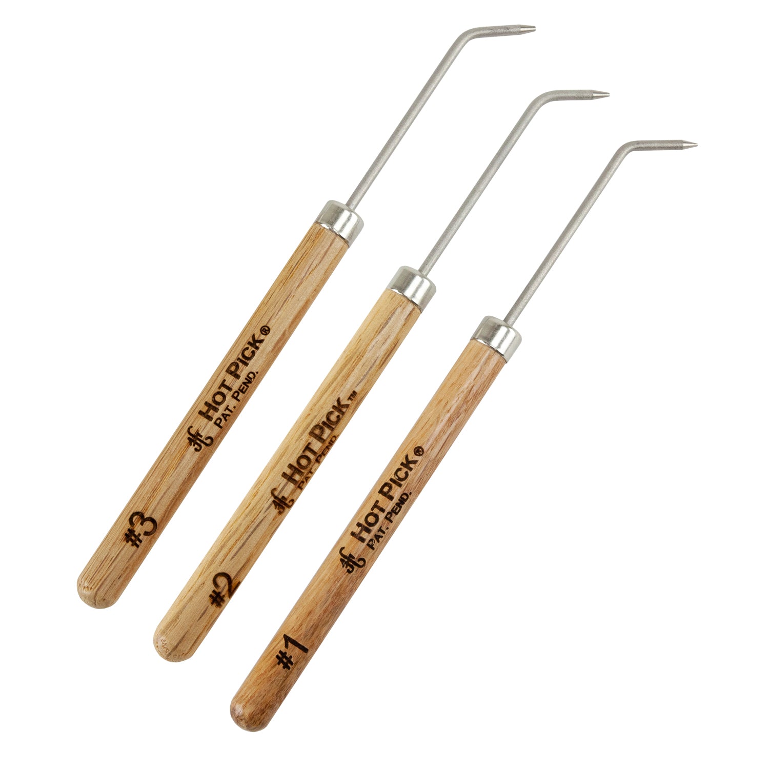 Hot Picks - Solder Picks - with wooden handle Set/3 