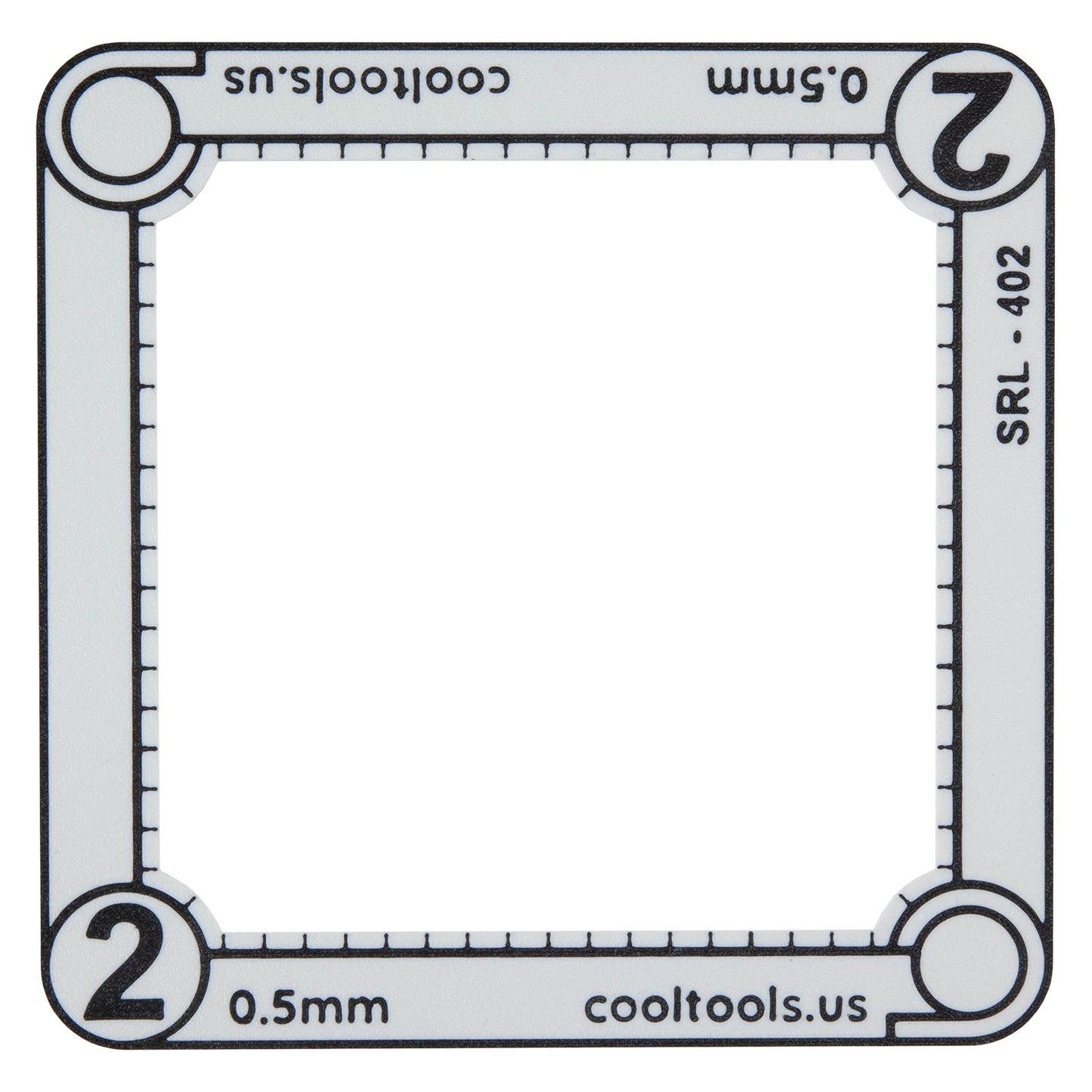 Square Clay Thickness Rolling Frames - Cool Tools