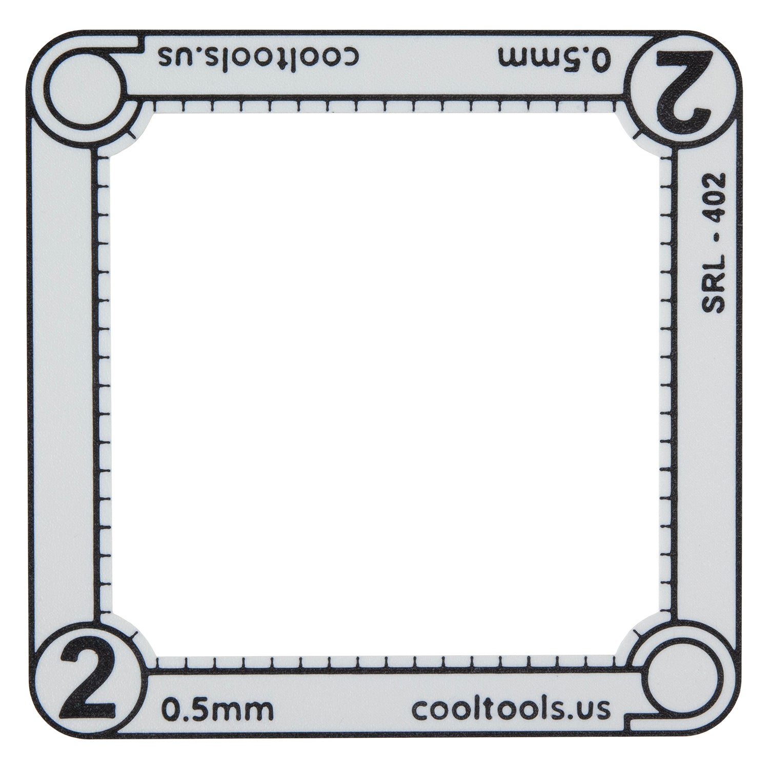 Square Clay Thickness Rolling Frames - Cool Tools
