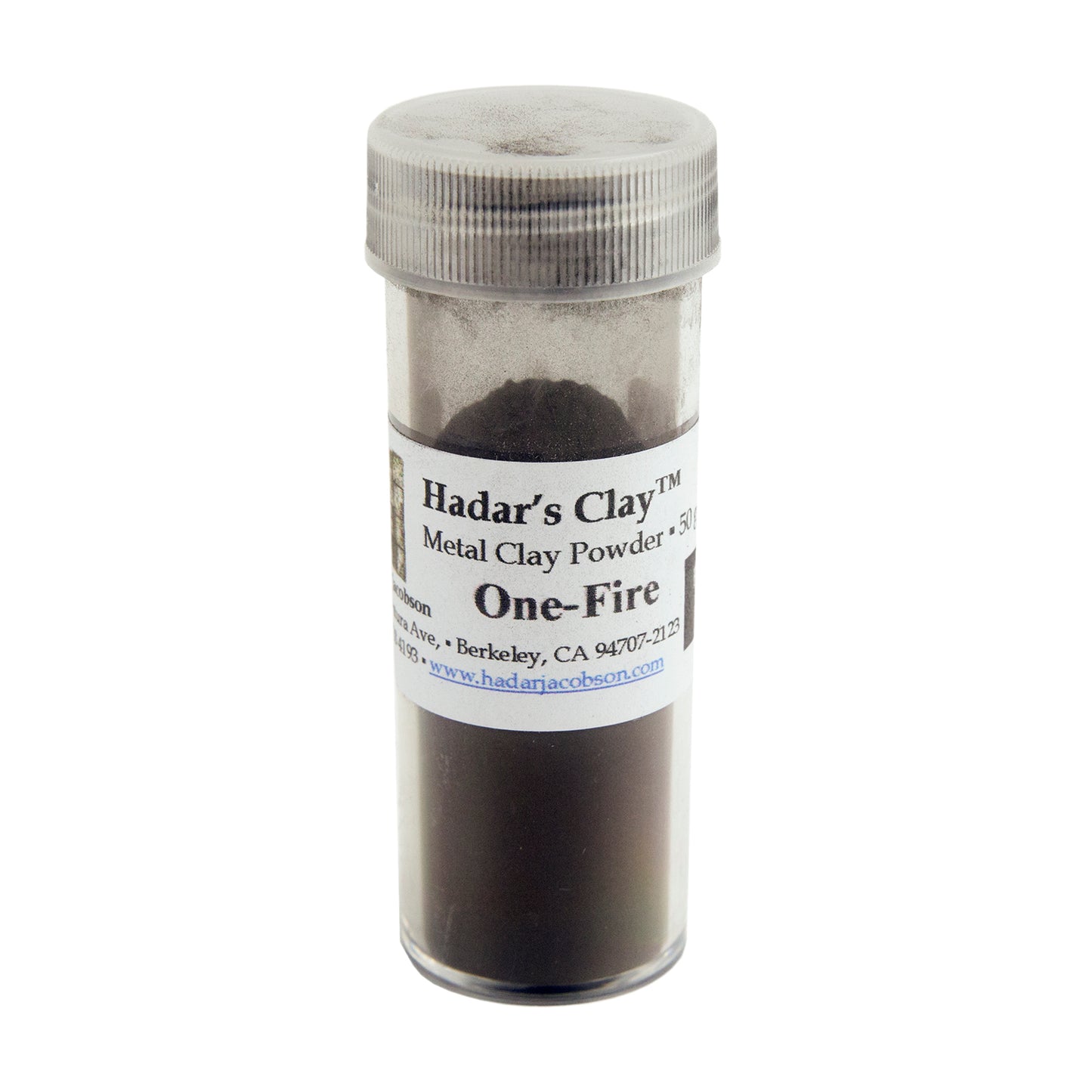 Hadar's Clay™ - One-Fire Pearl Grey Steel - 50 gram