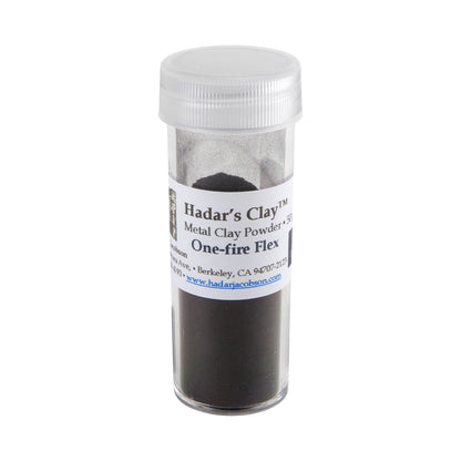 Hadar's Clay™ - One-Fire Flex - Pearl Grey Steel 50 gram