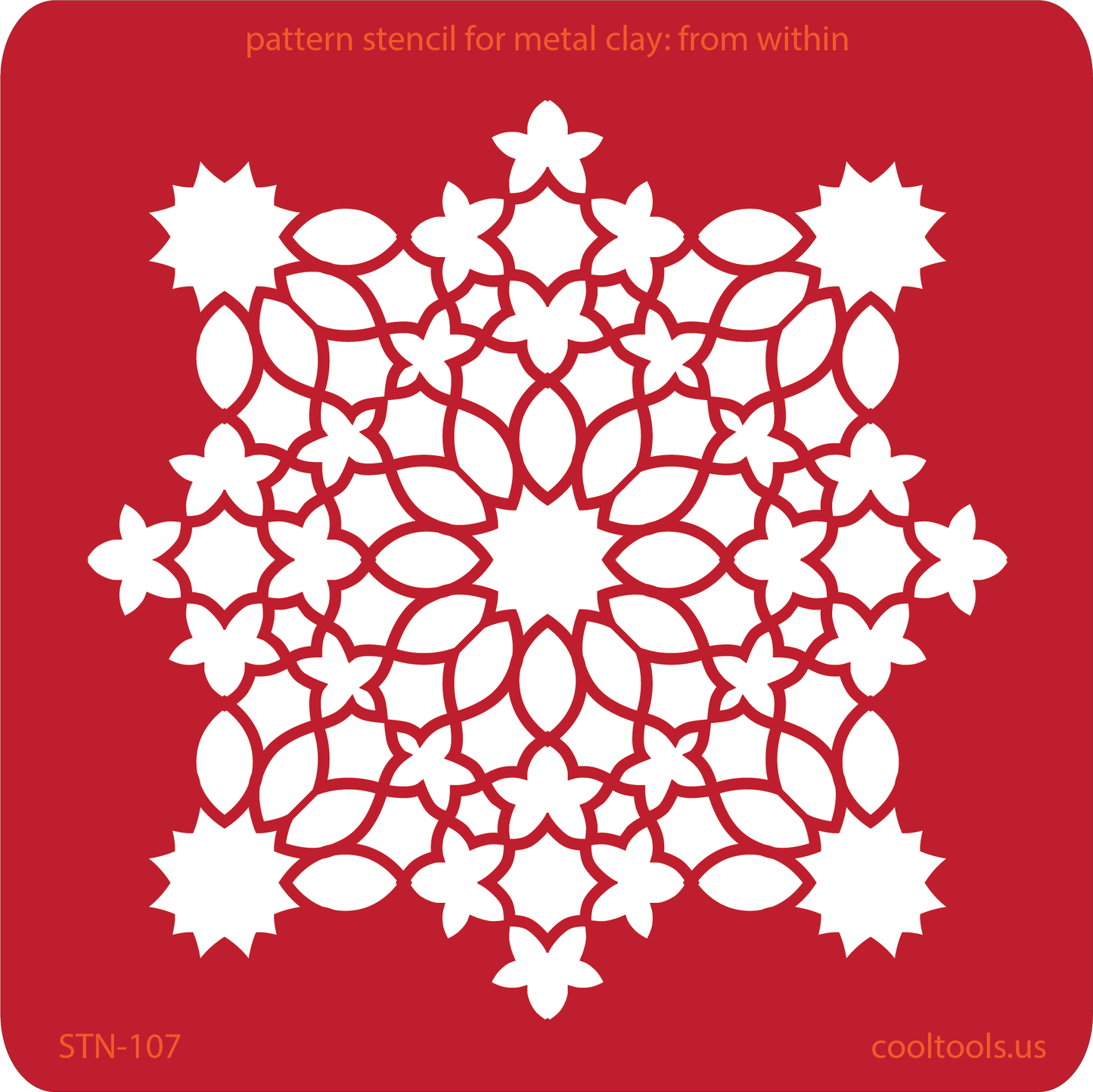 Pattern Stencil for Metal Clay - From Within