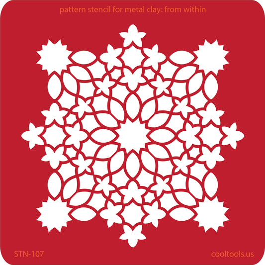 Pattern Stencil for Metal Clay - From Within