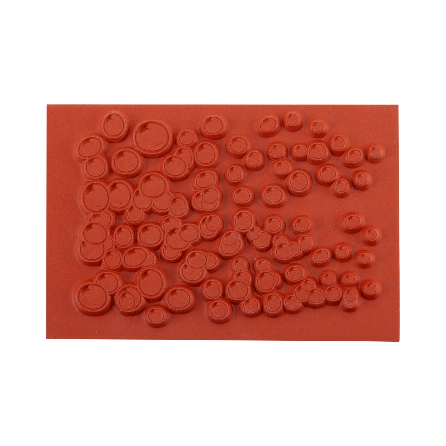 Rubber Enameling Stamp - Bubbles Background