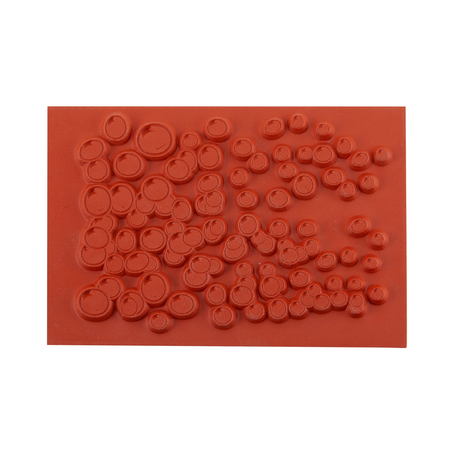 Rubber Enameling Stamp - Bubbles Background