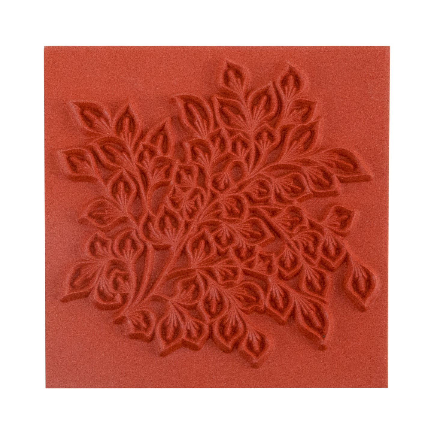 Rubber Enameling Stamp - Bunch of Leaves