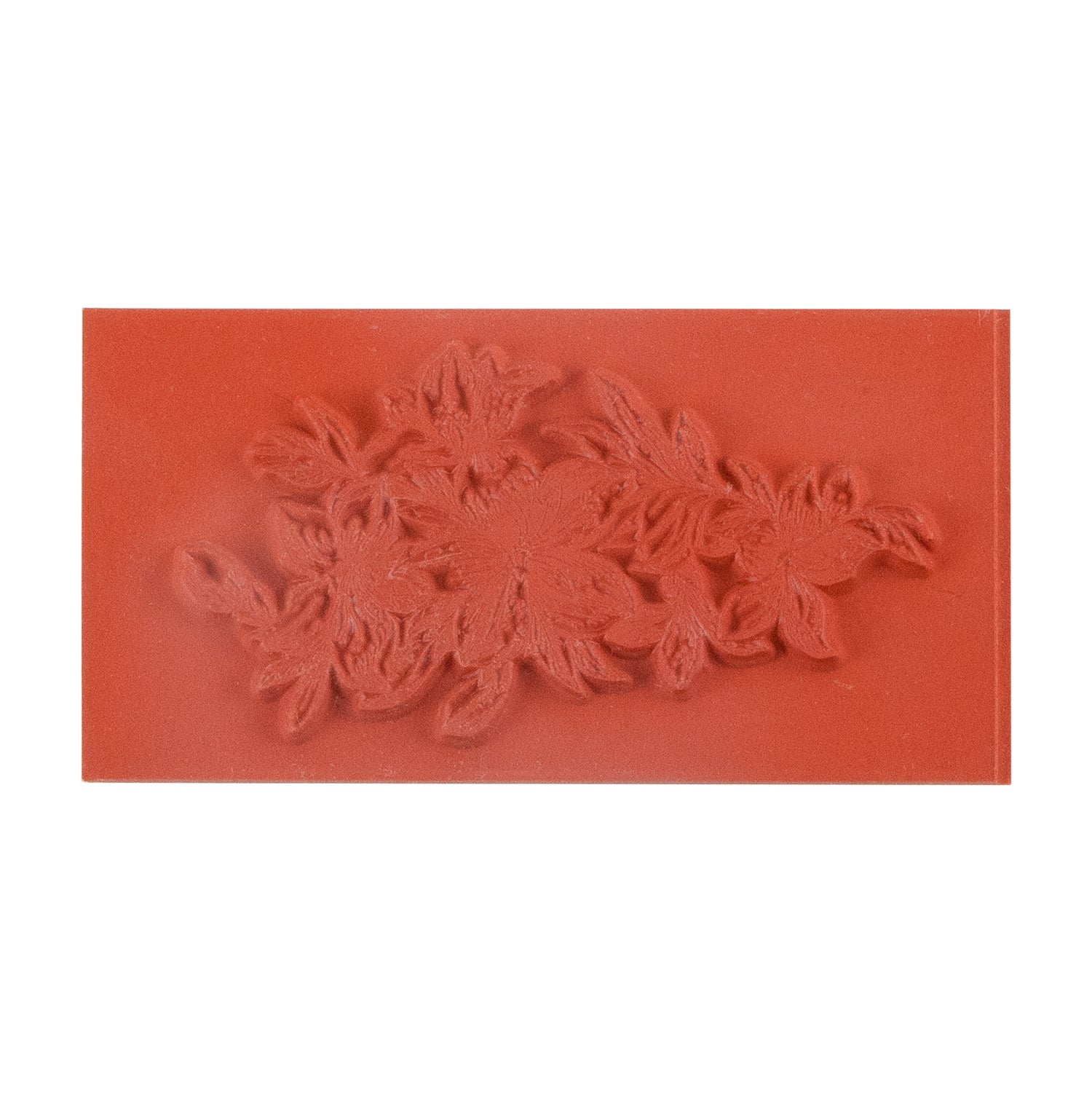 Rubber Enameling Stamp - Lily Cascade