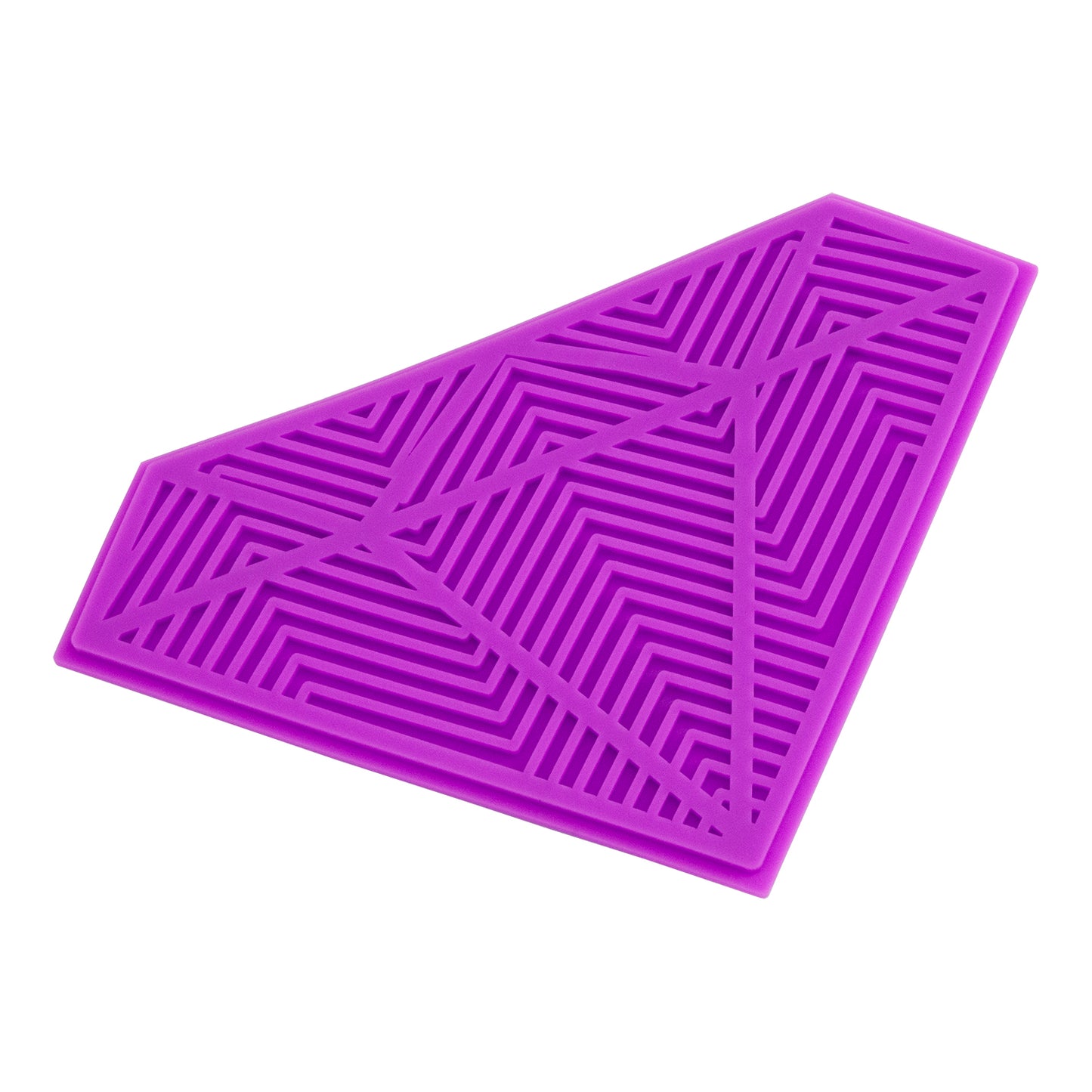 purple Artist's Brush Cleaning Scrubber Mat