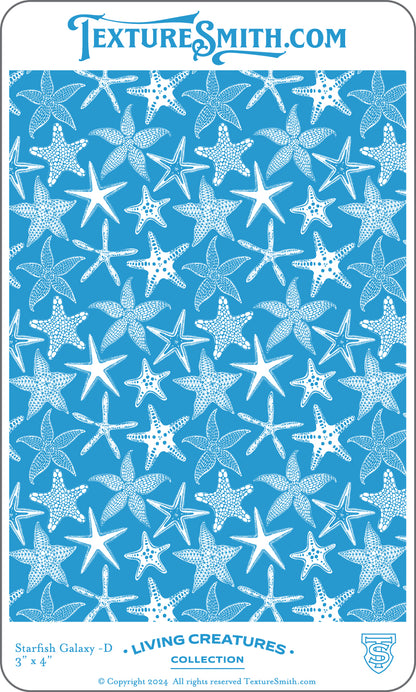 graphic TextureSmith Texture Mat - Living Creatures Collection - Starfish Galaxy