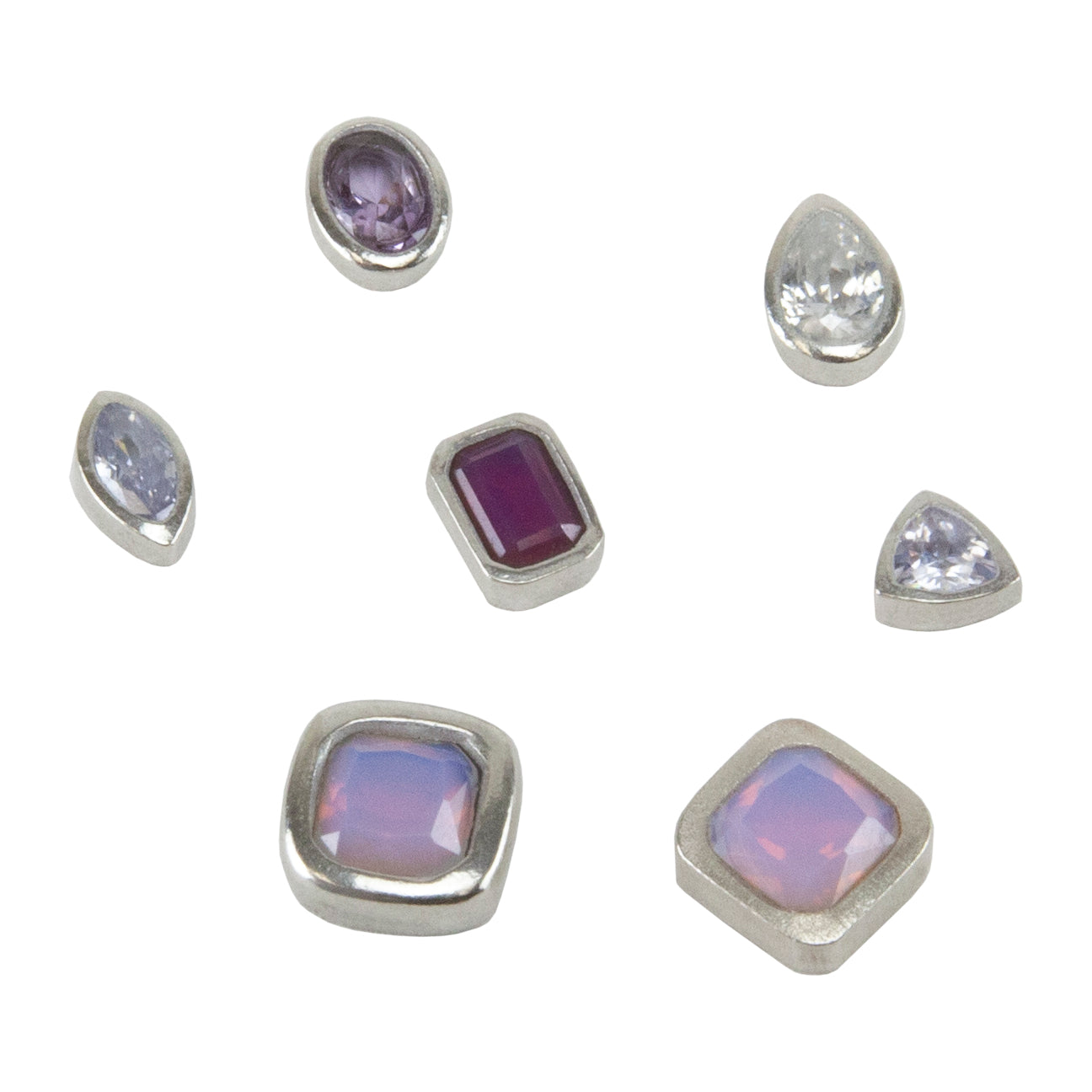 Stone Setting Punch  Silver Samples