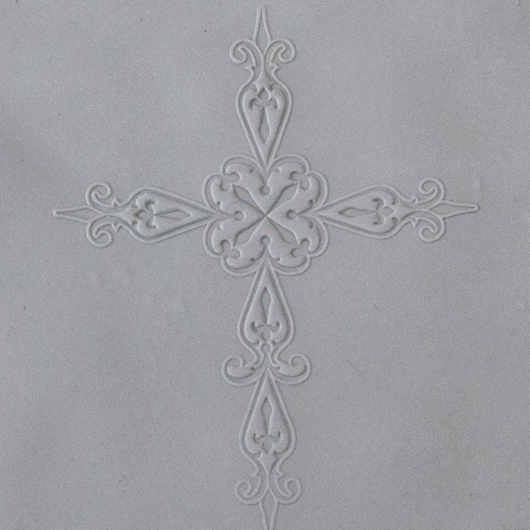 Jewelry Artist Elements - Texture - Crosses 1 sample in gray clay