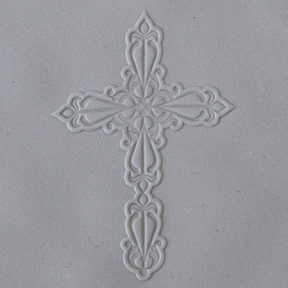 Jewelry Artist Elements - Texture - Crosses 2 sample in gray clay